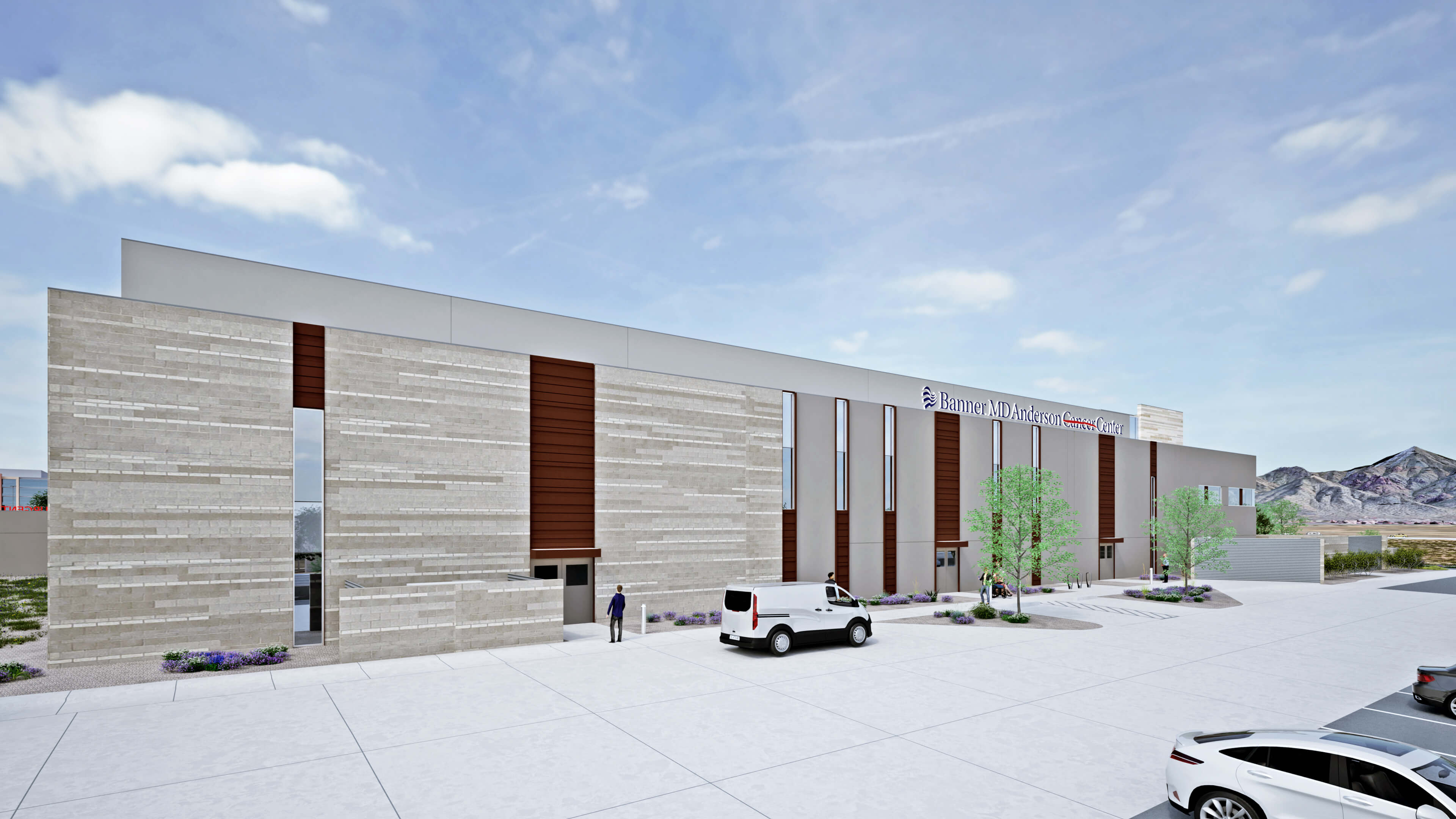 Artistic rendering of the project's South Elevation